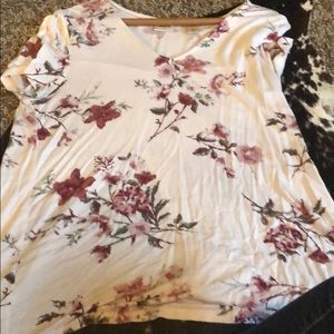 day trip v neck with slit back